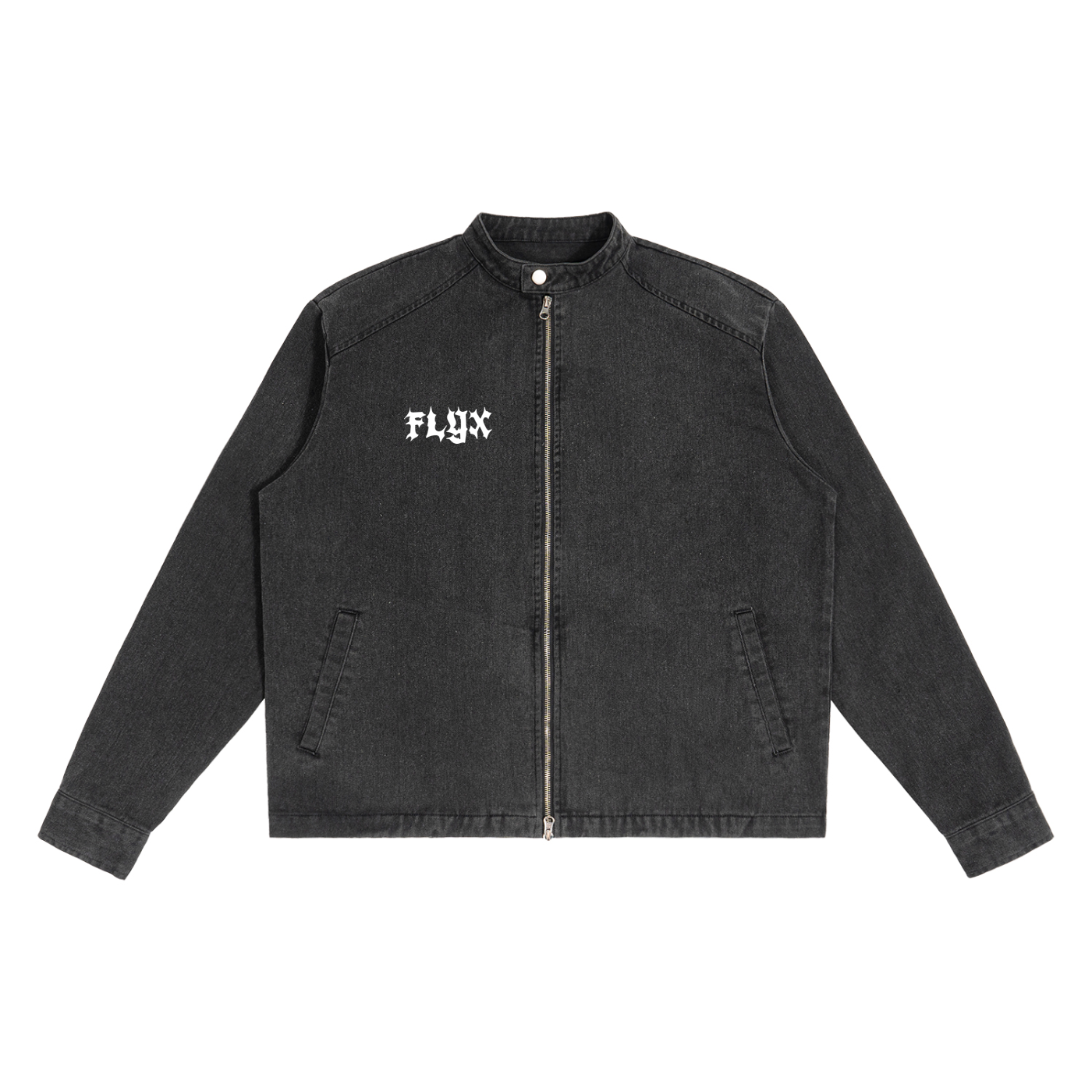 Essential Logo Denim Washed Jacket