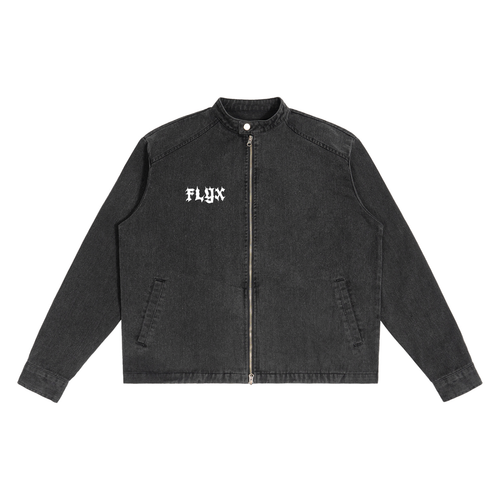 Essential Logo Denim Washed Jacket