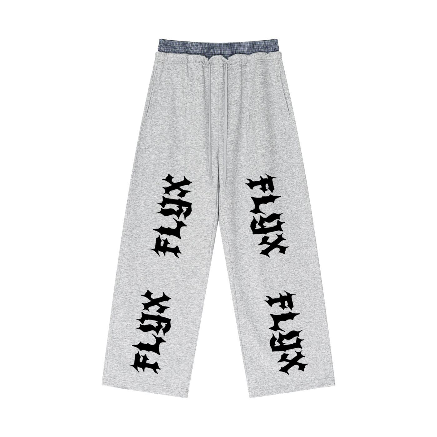 Pre-Sag Essential Logo Plaid Sweatpants